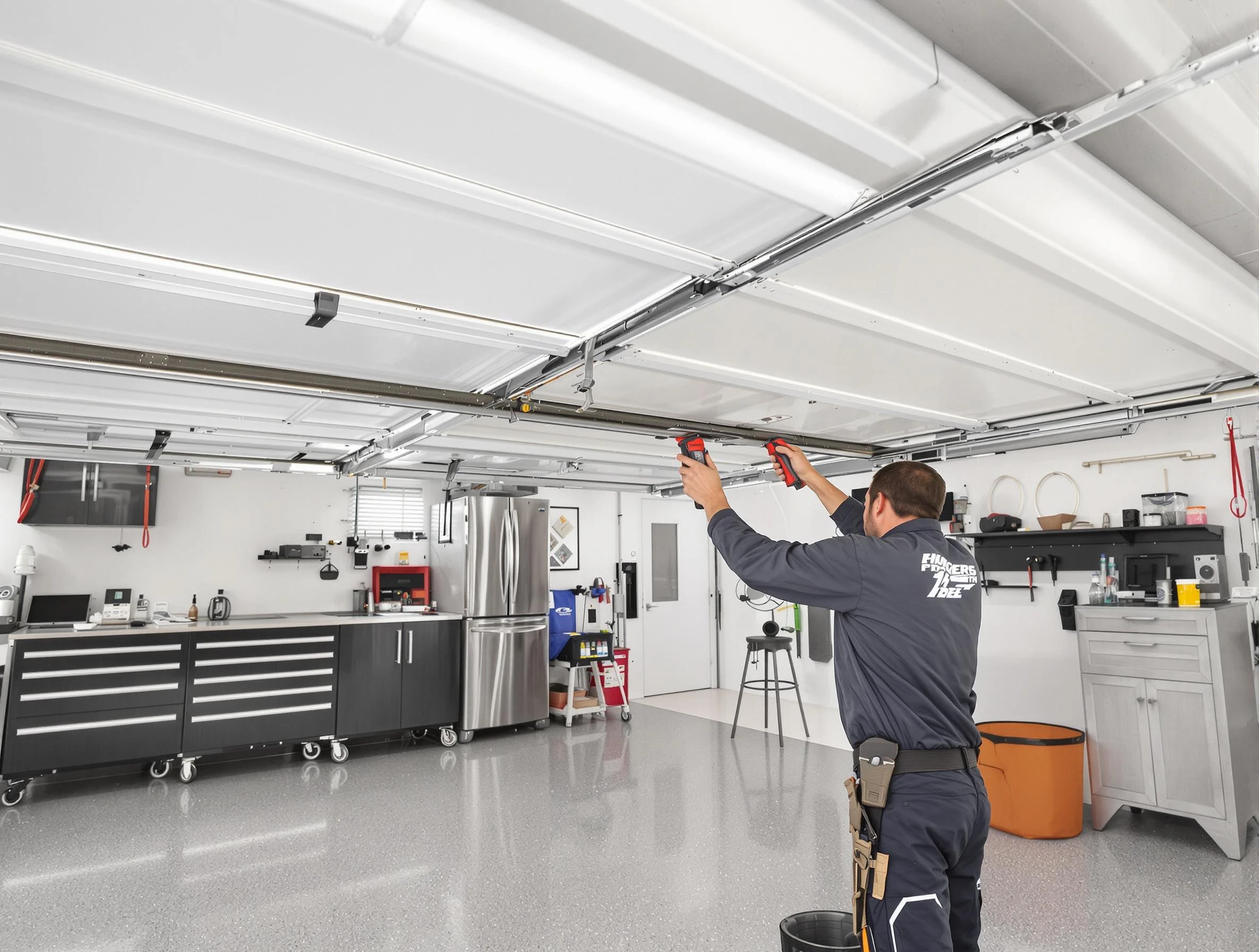 Overhead garage door repair service by Wilkinsburg Garage Door Repair in Wilkinsburg